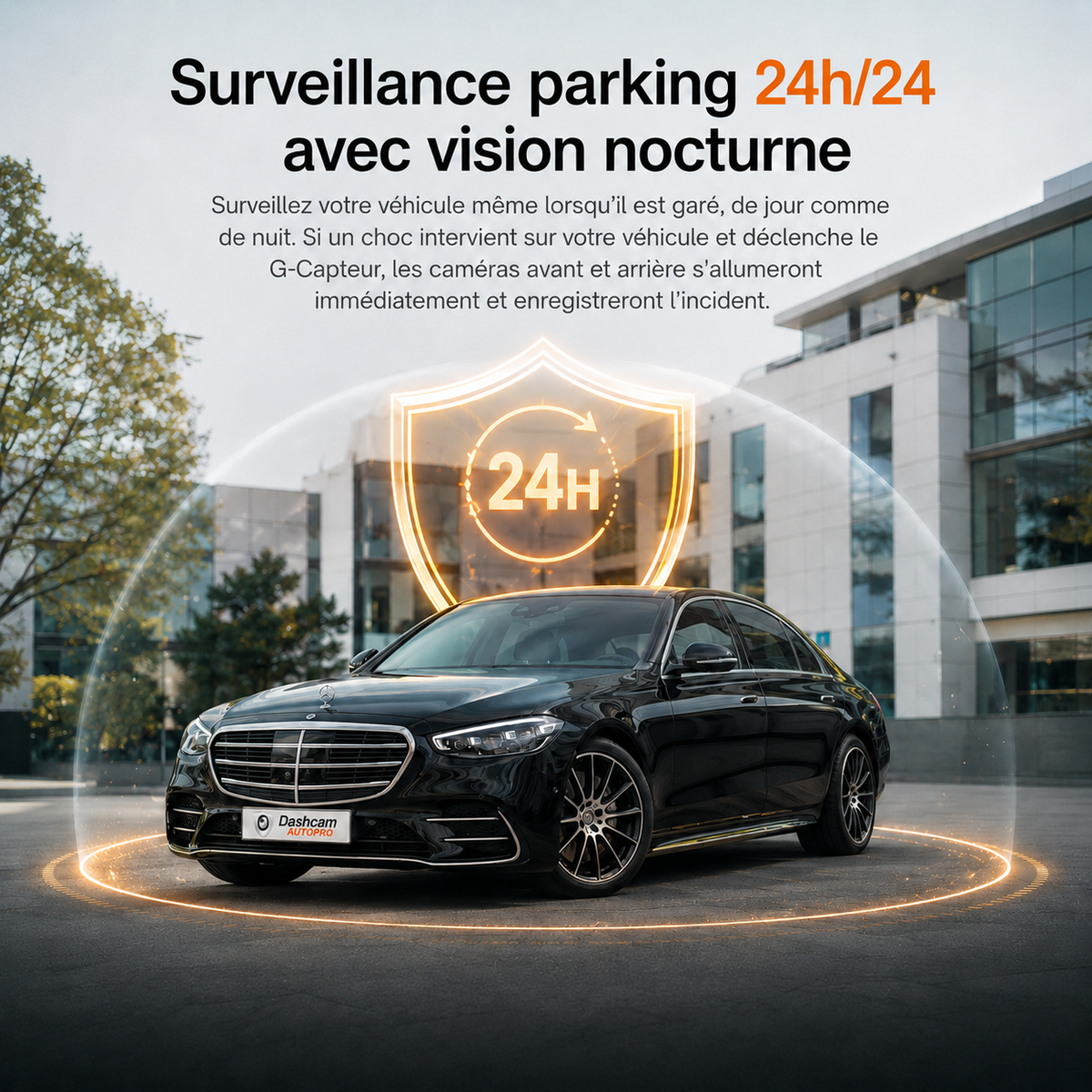 Hardwire Kit câblage surveillance stationnement 24h/24 pour Dashcam miroir/VTC/XP500/XP900