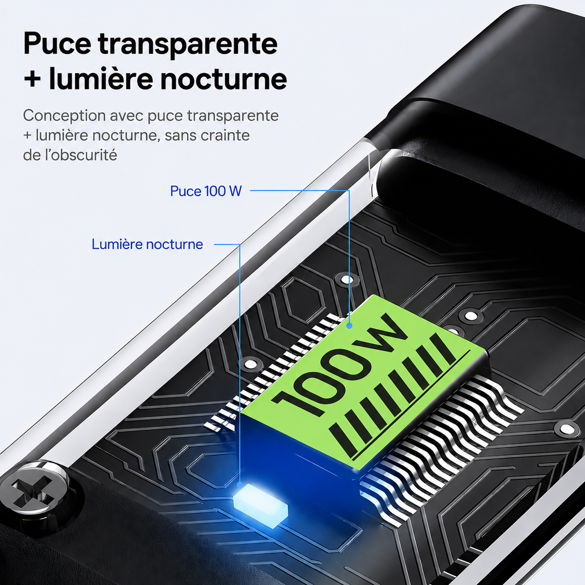 Câble USB vers USB C/Lightning/Micro USB - Chargeur rapide 3 en 1 / 1.2 mètre